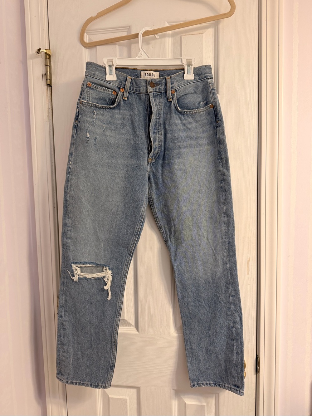 Agolde Riley High Rise Straight Crop Jeans Women’s
Size: 26